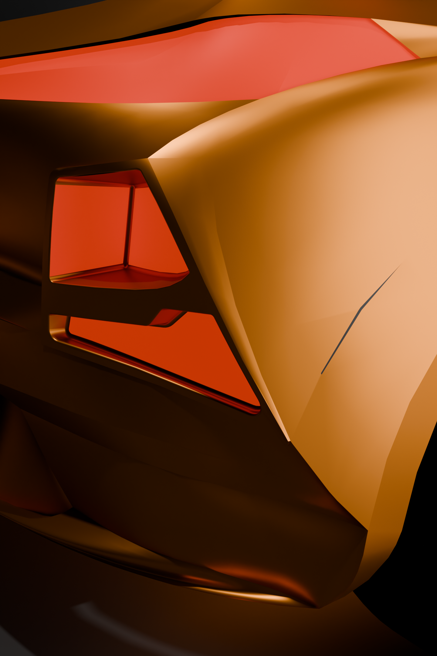 Rear quarter panel scratch